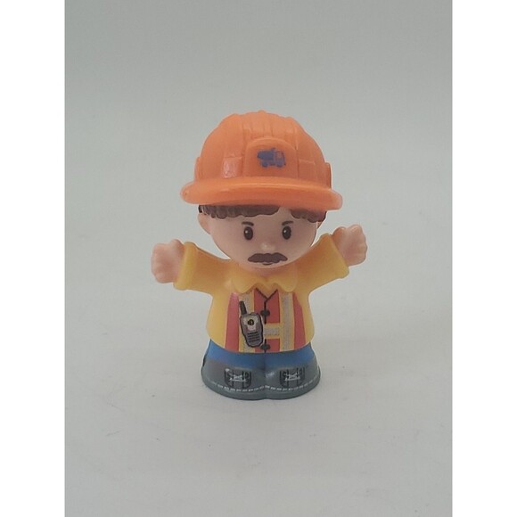 Fisher Price Little People Set of Community Helpers Construction, Firefighter - Picture 2 of 12